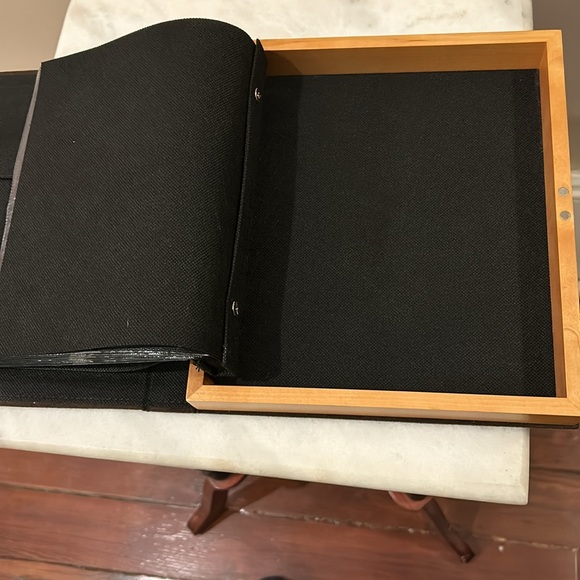 Pottery Barn Collector’s Photo Box with Suede Cover, NWOT - Picture 5 of 8